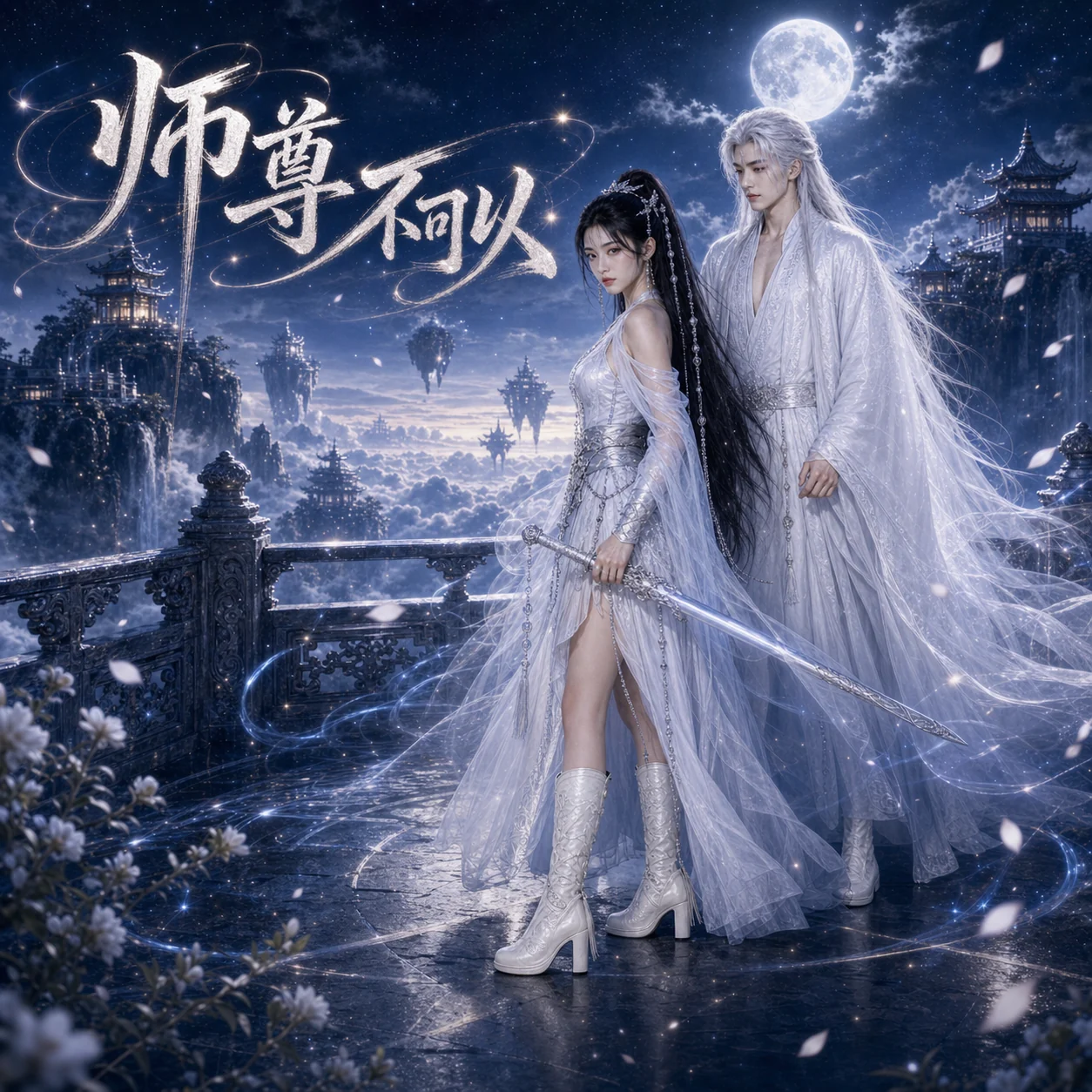 《师尊不可以》AI古风剧海报